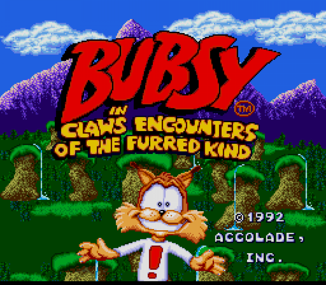 Bubsy in - Claws Encounters of the Furred Kind